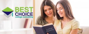 parent helping child with college choice